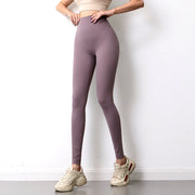 Peach High Waist Yoga Pants: Women's Fitness Base