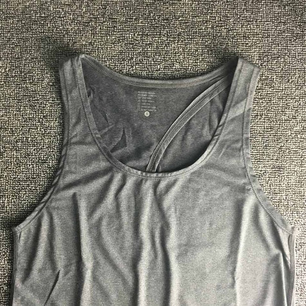 Backless Yoga Tank: Sleeveless, Off-Shoulder Sports Shirt for Women