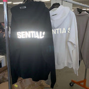 Reflective letter Hoodie