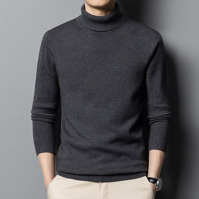 Double Anti-Nano Velvet Turtleneck Base Sweater