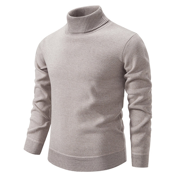 Men's Velvet Cozy Turtleneck Sweater