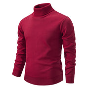 Men's Velvet Cozy Turtleneck Sweater